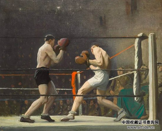  劳拉·奈特，《拳击营》（Boxing in Camp），1918